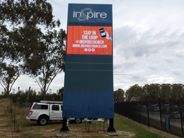 Church LED sign example