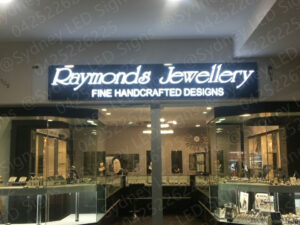 sydneyledsigns_Raymonds_Jewellery_3d_illuminated_letters_for_luxury_shop_2_3